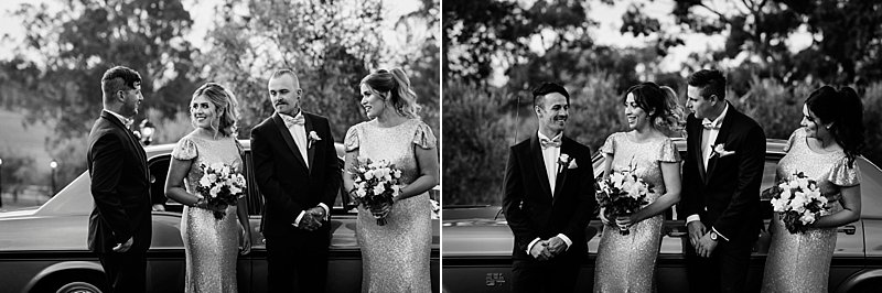 Brandy Creek Estate Weddings, Immerse Photography, Gippsland Weddings, Winery Weddings, Brandy Creek Estate, Smokebombs, Gold Bridesmaid Dresses