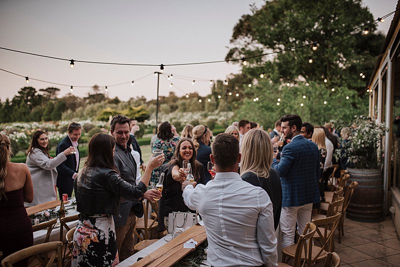 Mornington Peninsula Wedding, Coastal Wedding, Private property wedding, Wedding sunset, Pop up with Style, Bethanylee Flowers, Nikki Fox Films, Luxe Film House, Outdoor Reception