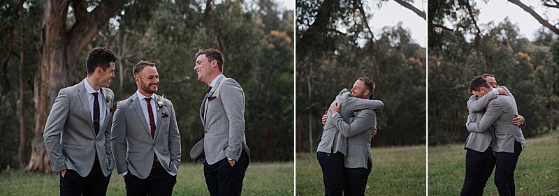 Country Wedding, Private Property Wedding, Gippsland Wedding, Marquee Wedding, Otto & Chaise, Grace Loves Lace Dress, First Look, Gippsland Wedding Photographer, Ido Ido Magazine