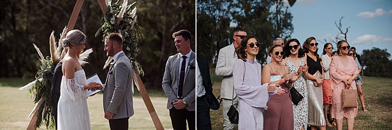 Country Wedding, Private Property Wedding, Gippsland Wedding, Marquee Wedding, Otto & Chaise, Grace Loves Lace Dress, First Look, Gippsland Wedding Photographer, Ido Ido Magazine