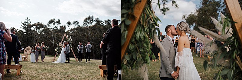 Country Wedding, Private Property Wedding, Gippsland Wedding, Marquee Wedding, Otto & Chaise, Grace Loves Lace Dress, First Look, Gippsland Wedding Photographer, Ido Ido Magazine