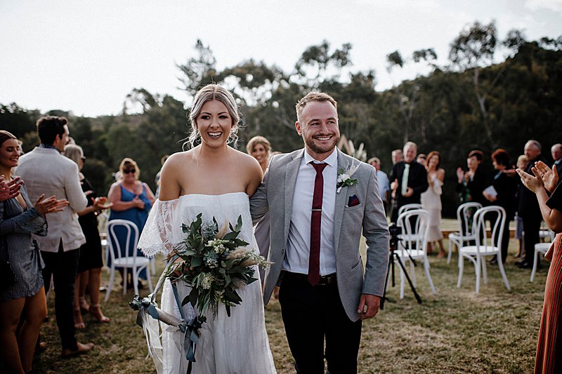 Country Wedding, Private Property Wedding, Gippsland Wedding, Marquee Wedding, Otto & Chaise, Grace Loves Lace Dress, First Look, Gippsland Wedding Photographer, Ido Ido Magazine