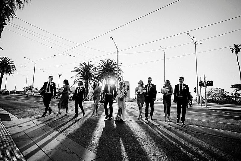 The Prince Hotel Weddings, The Prince Hotel St Kilda, St Kilda Weddings, Melbourne Wedding Photographer, City wedding, Mariana Hardwick dress, Mariana Hardwick Bride, Melbourne Bride