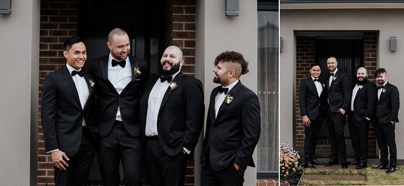 groomsmen portraits