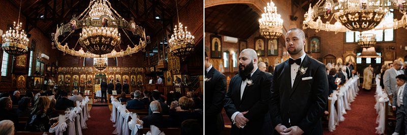 greek wedding ceremony St Catherine's Church