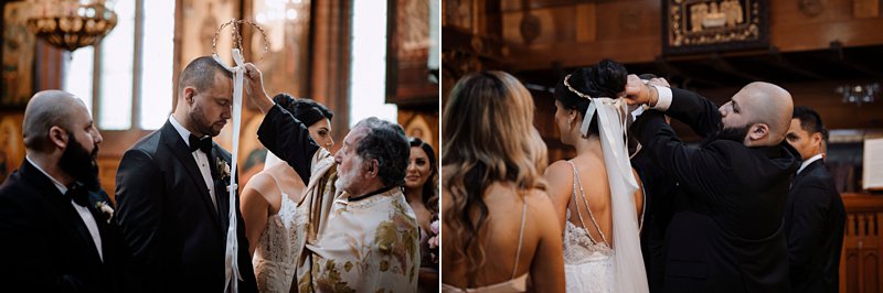 greek wedding ceremony St Catherine's Church