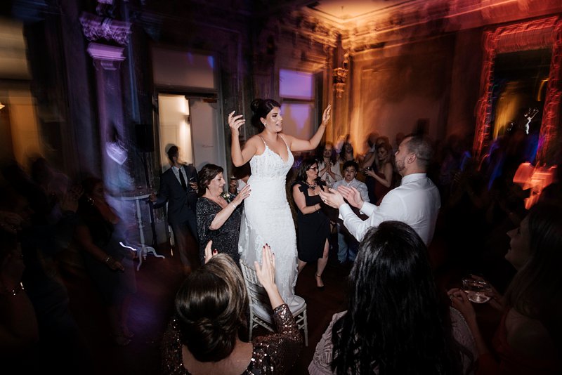 George Ballroom wedding dancing, bride on dance floor