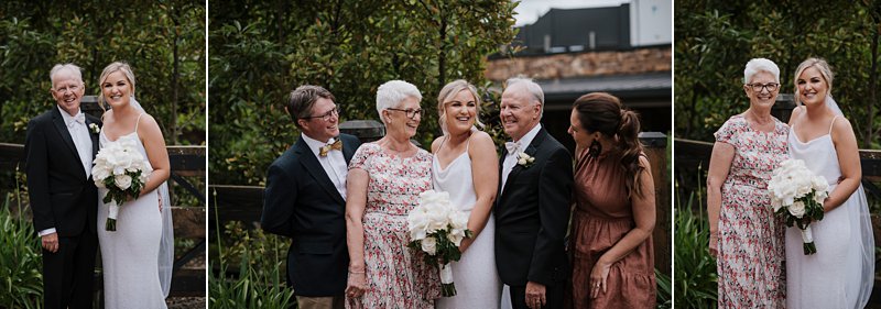Brides family photos