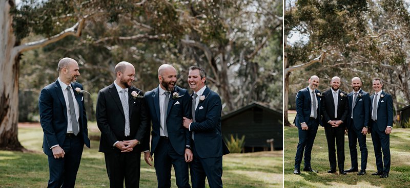 Michelton Winery Wedding, Groom, Groomsmen