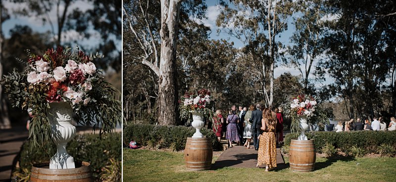 Michelton Winery Wedding, Michelton Winery Hotel, Ceremony