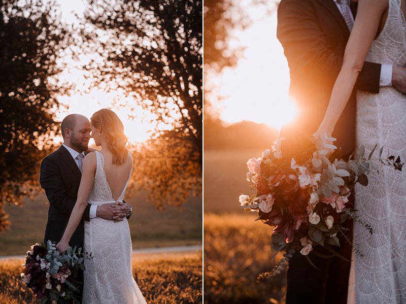 Michelton Winery Wedding, Michelton Winery Hotel, Couple Sunset Shoot