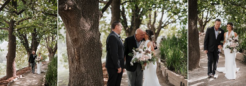 Brides arrival, The Farm Wedding