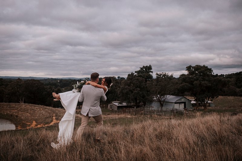 The Farm Yarra Valley goat paddock, rustic paddock portraits