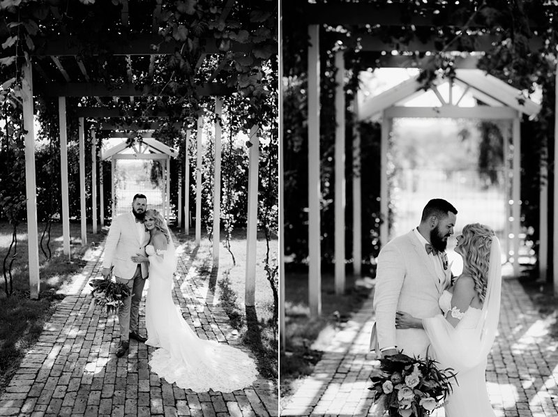 Wandin Park Estate wedding, Farm Wedding, Eternal Bridal Gown, Rustic flower bouquet, Groom cream linen blazer