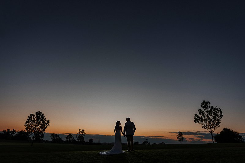 Wandin Park Estate wedding, Farm Wedding, Sunset Photos