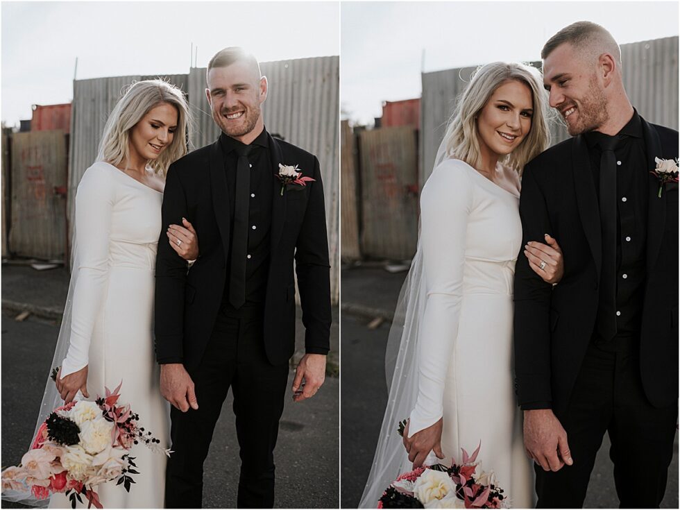 Twelve South Bridal, Emily Membrey Elopement , Tim Membrey AFL, Warehouse City Style Elopement