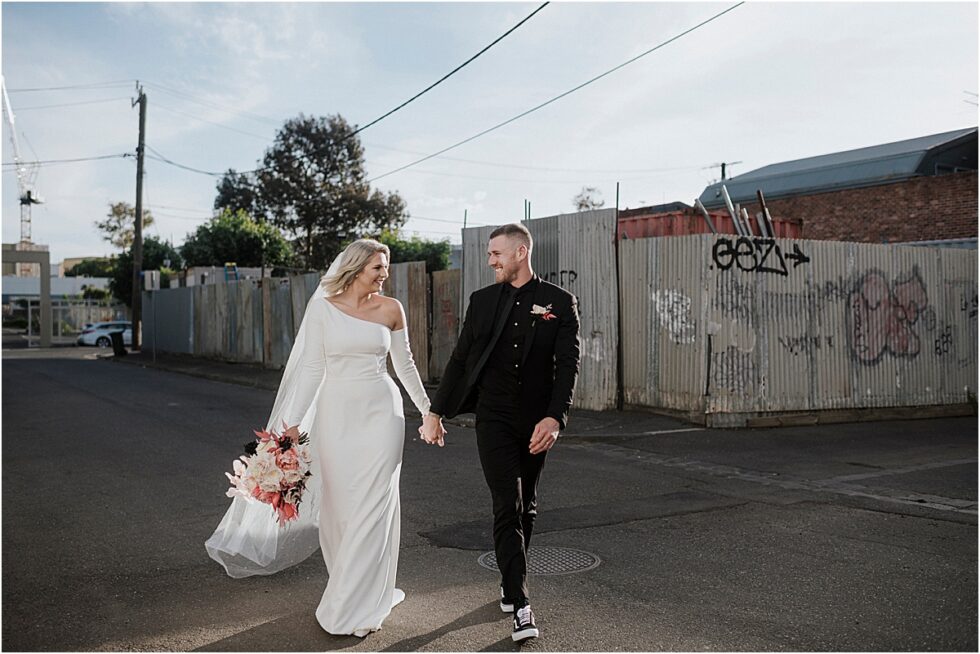 Twelve South Bridal, Emily Membrey Elopement , Tim Membrey AFL, Warehouse City Style Elopement