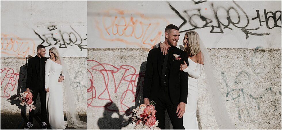 Twelve South Bridal, Emily Membrey Elopement , Tim Membrey AFL, Warehouse City Style Elopement