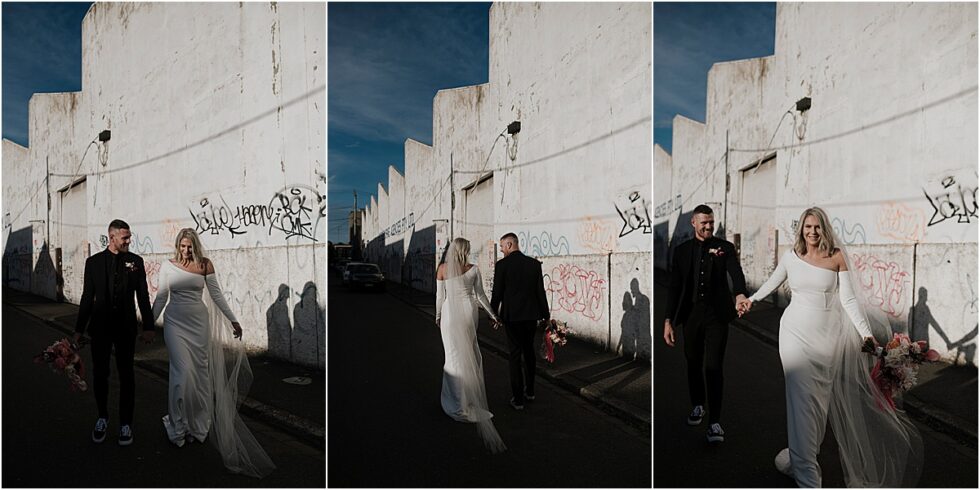 Twelve South Bridal, Emily Membrey Elopement , Tim Membrey AFL, Warehouse City Style Elopement