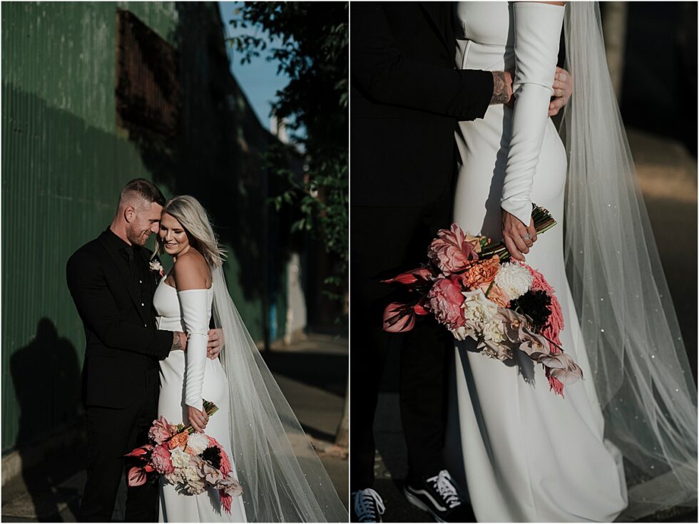 Twelve South Bridal, Emily Membrey Elopement , Tim Membrey AFL, Warehouse City Style Elopement