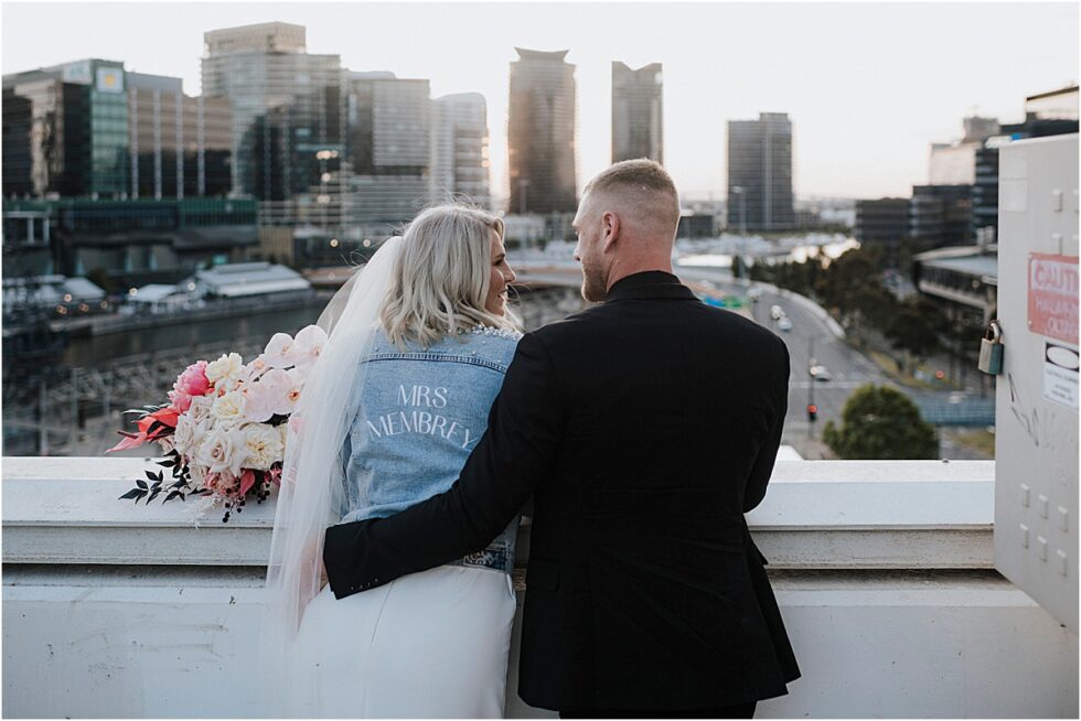 Twelve South Bridal, Emily Membrey Elopement , Tim Membrey AFL, Rooftop City Style Elopement